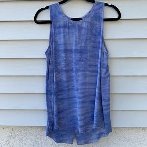 Cynthia Rowley Open-back 100% Silk Tank - Sz Small